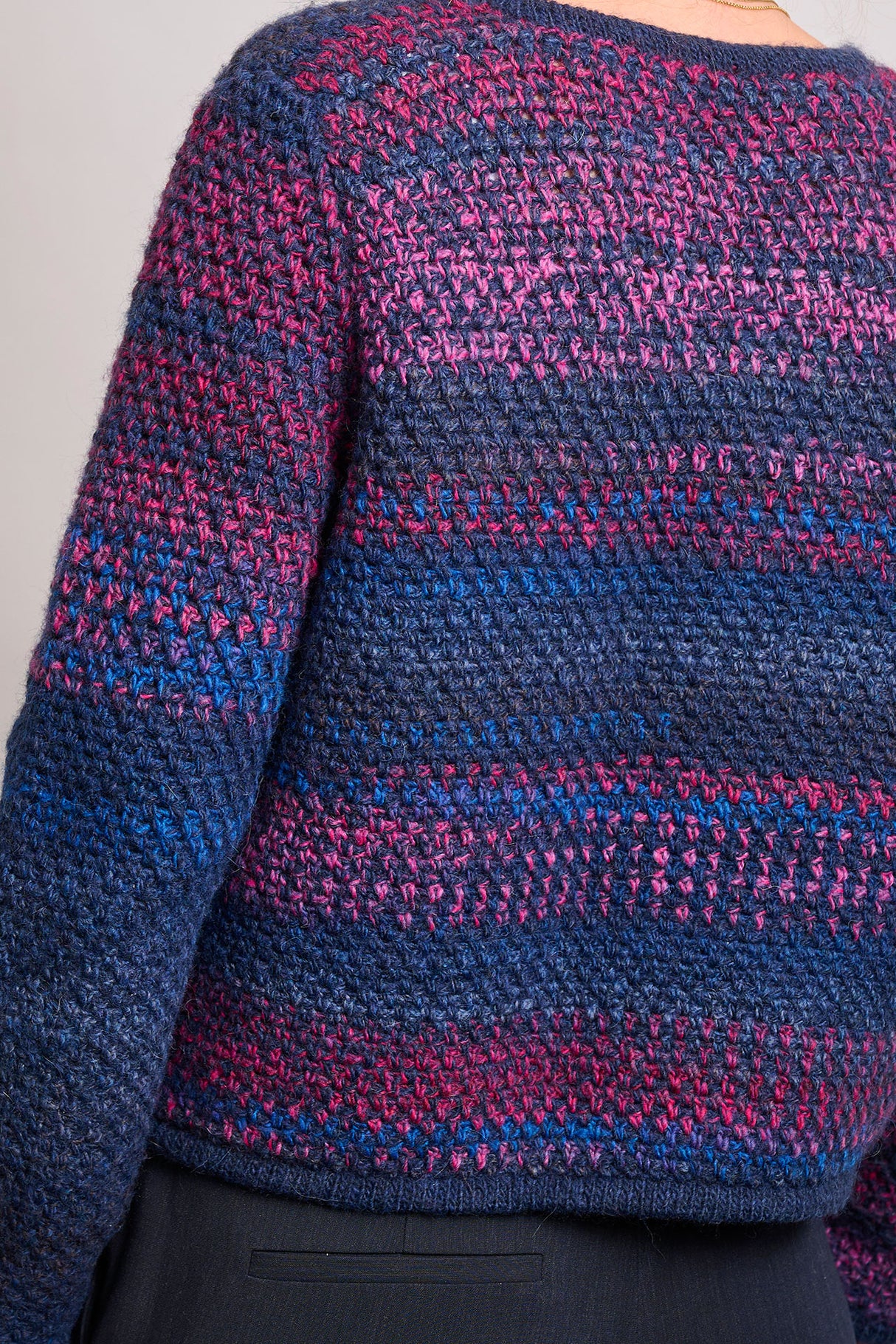 Krótka, szydełkowana kurtka z Taorminą