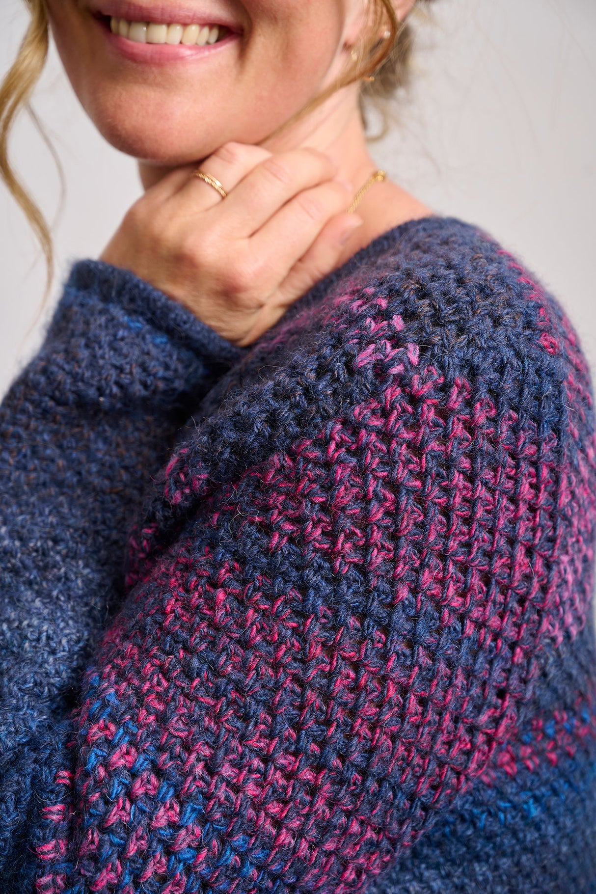 Krótka, szydełkowana kurtka z Taorminą