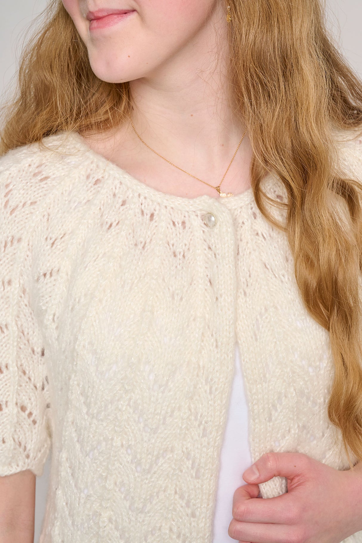 DN1 - Bolerko z ażurowym wzorem