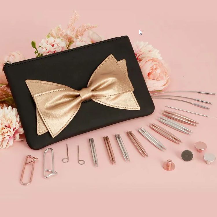 KnitPro Sæt - Mini Buket Udskiftsbar Rundpindesæt Aluminium 3.00-6.00mm