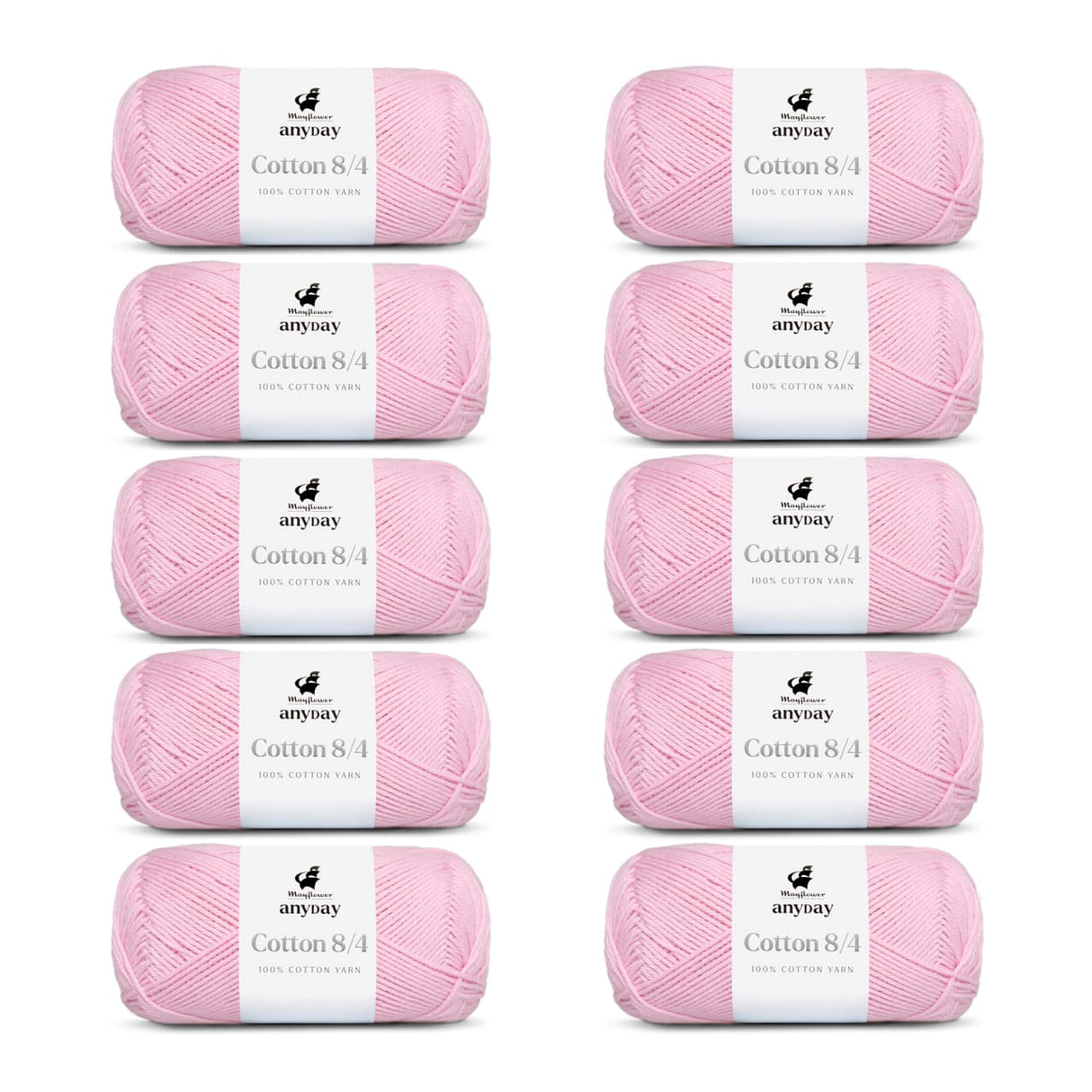 ANYDAY Cotton 8/4 opakowanie 10 szt.