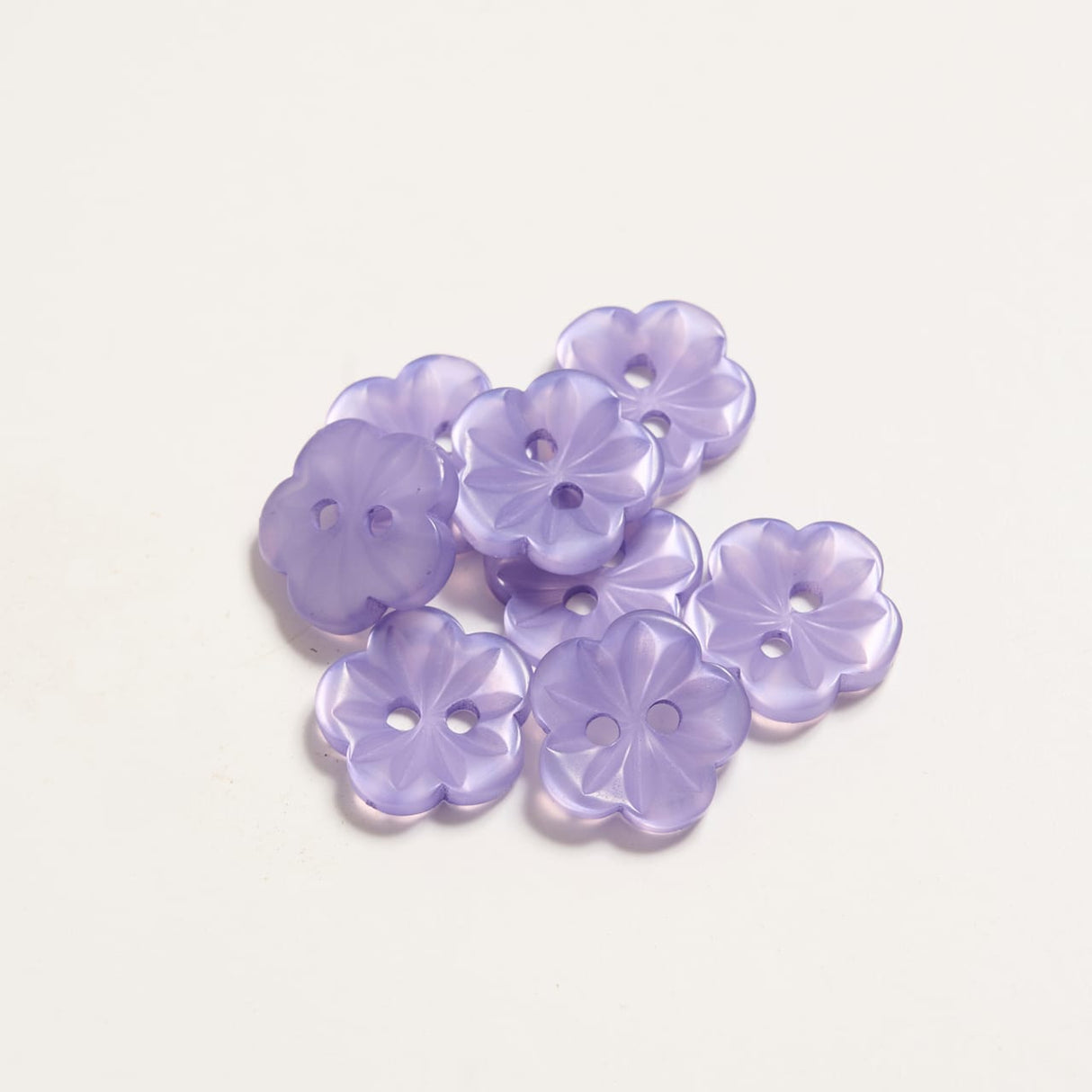 Mayflower Create Knapper - Klar Blomst (8 stk.)