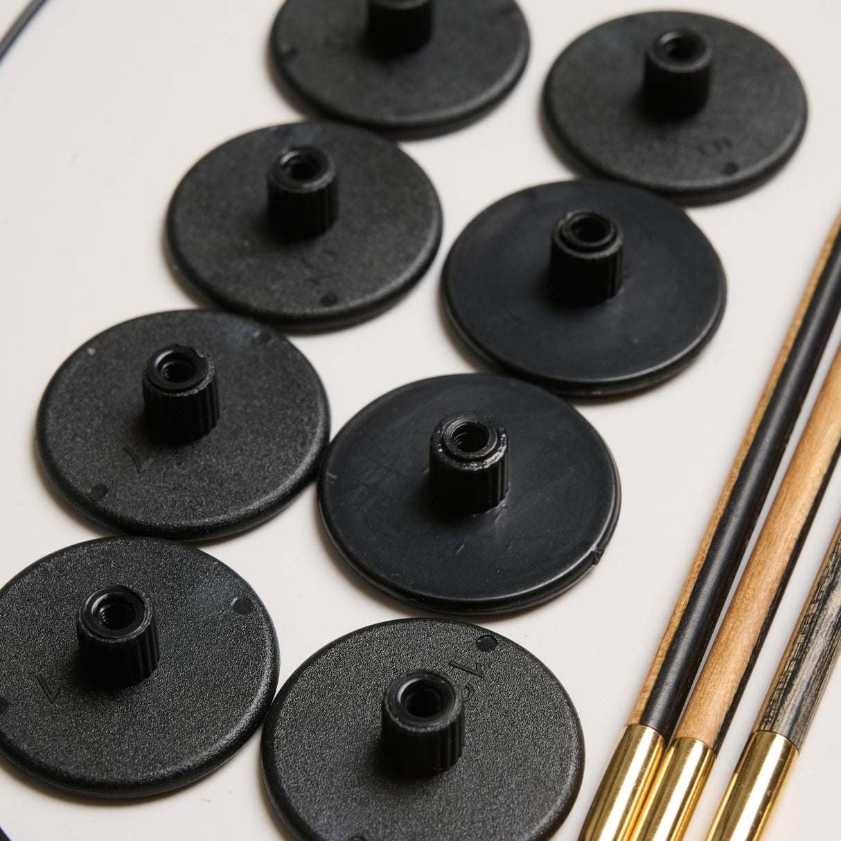 Mayflower Create Black & White Udskiftbar Rundpindesæt