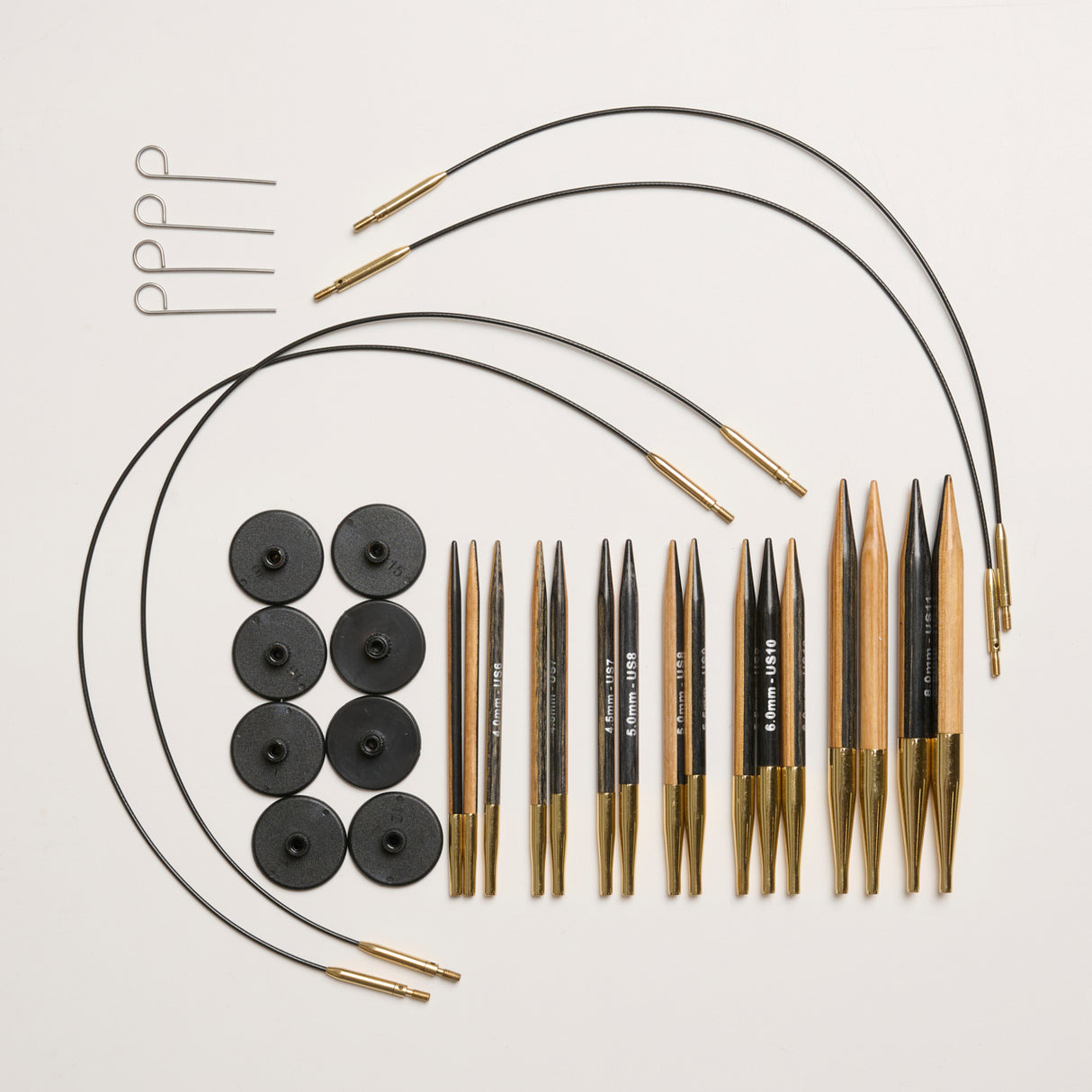 Mayflower Create Black & White Udskiftbar Rundpindesæt