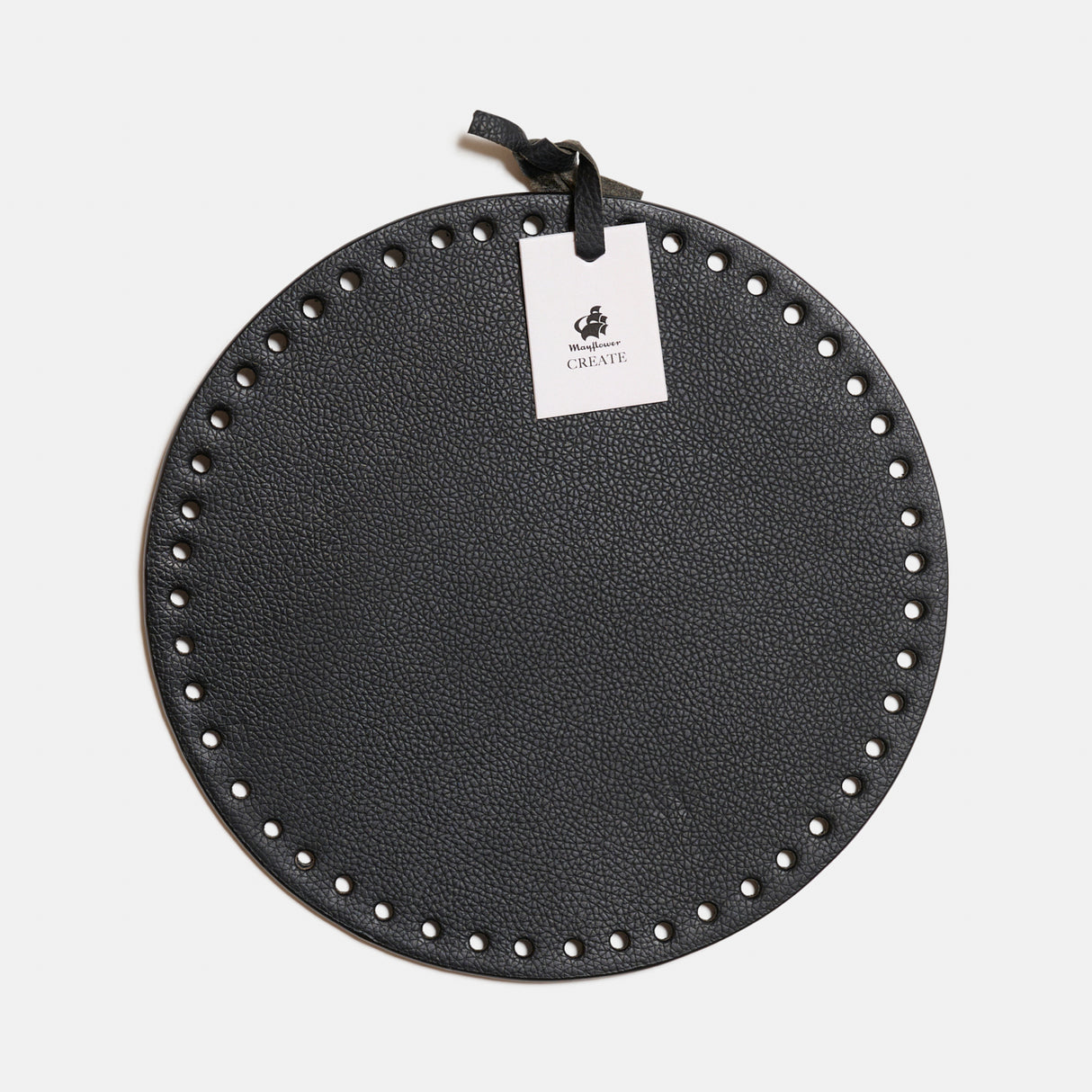 MF Utwórz oprawę skóry - okrągły - czarny Ø15-25 cm