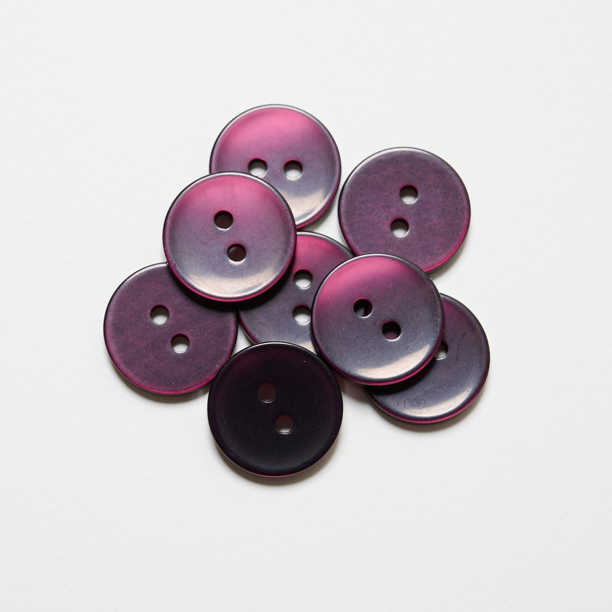 Mayflower Create Knapper - 2-Huls Transpla 14-23mm - Transparent Blomme