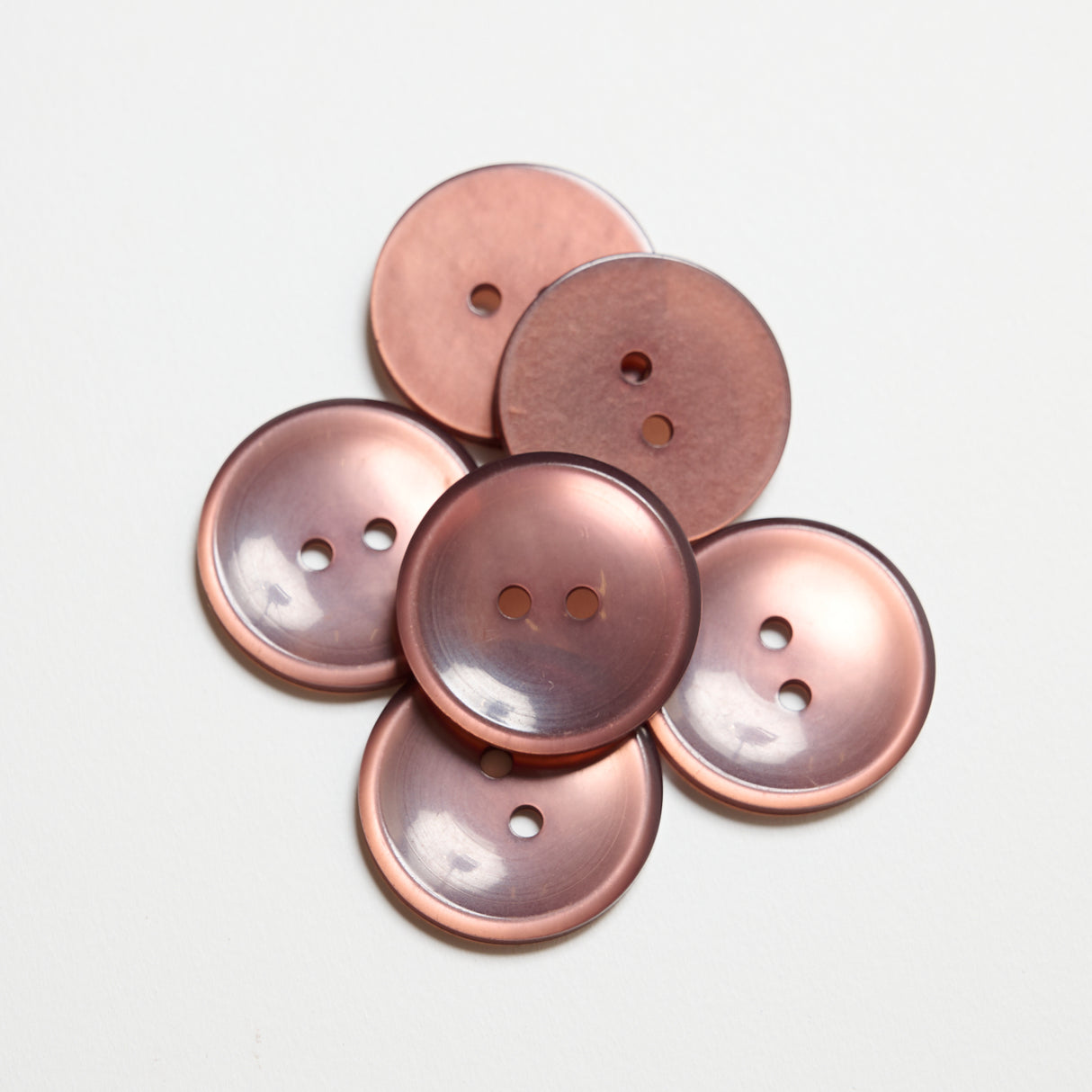 Mayflower Create Knapper - 2-Huls Transpla 14-23MM - Transparent Rosa