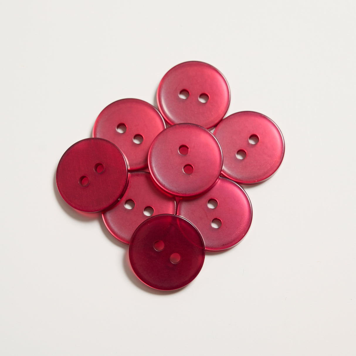 Mayflower Create, guziki przezroczyste różne kolory 8szt / 14 - 23 mm