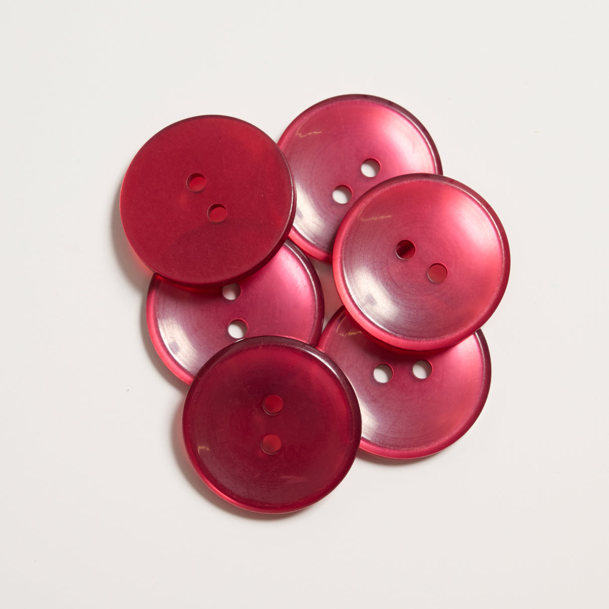 Mayflower Create, guziki przezroczyste różne kolory 8szt / 14 - 23 mm