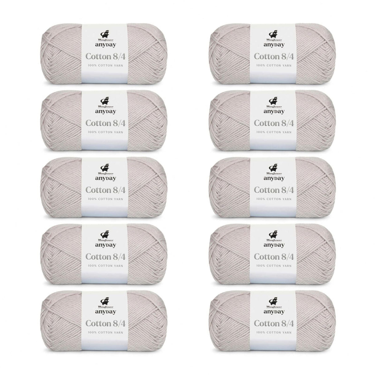 ANYDAY Cotton 8/4 10-pak