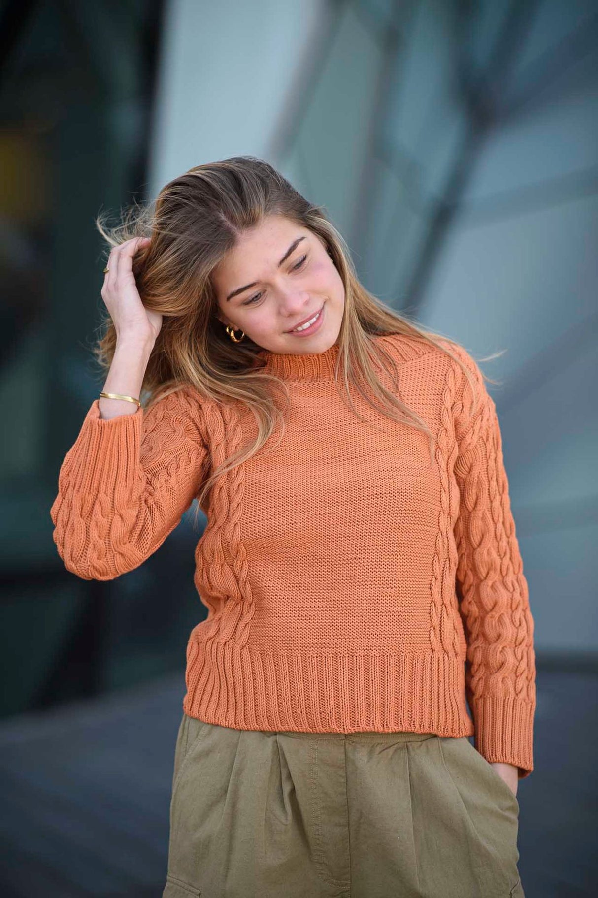 Sweter Hasmark wzór