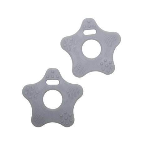 Go Handmade Miękka gwiazda figury TPE 2 x 60 mm szary