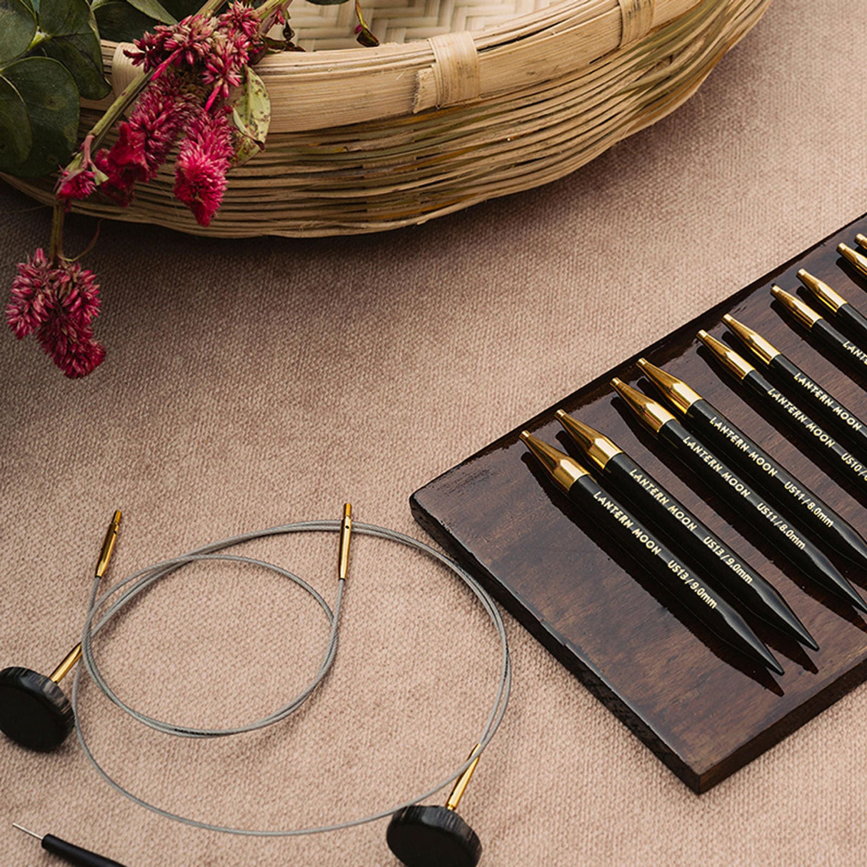 LANTERN MOON okrągłe druty wymienne, bez żyłki