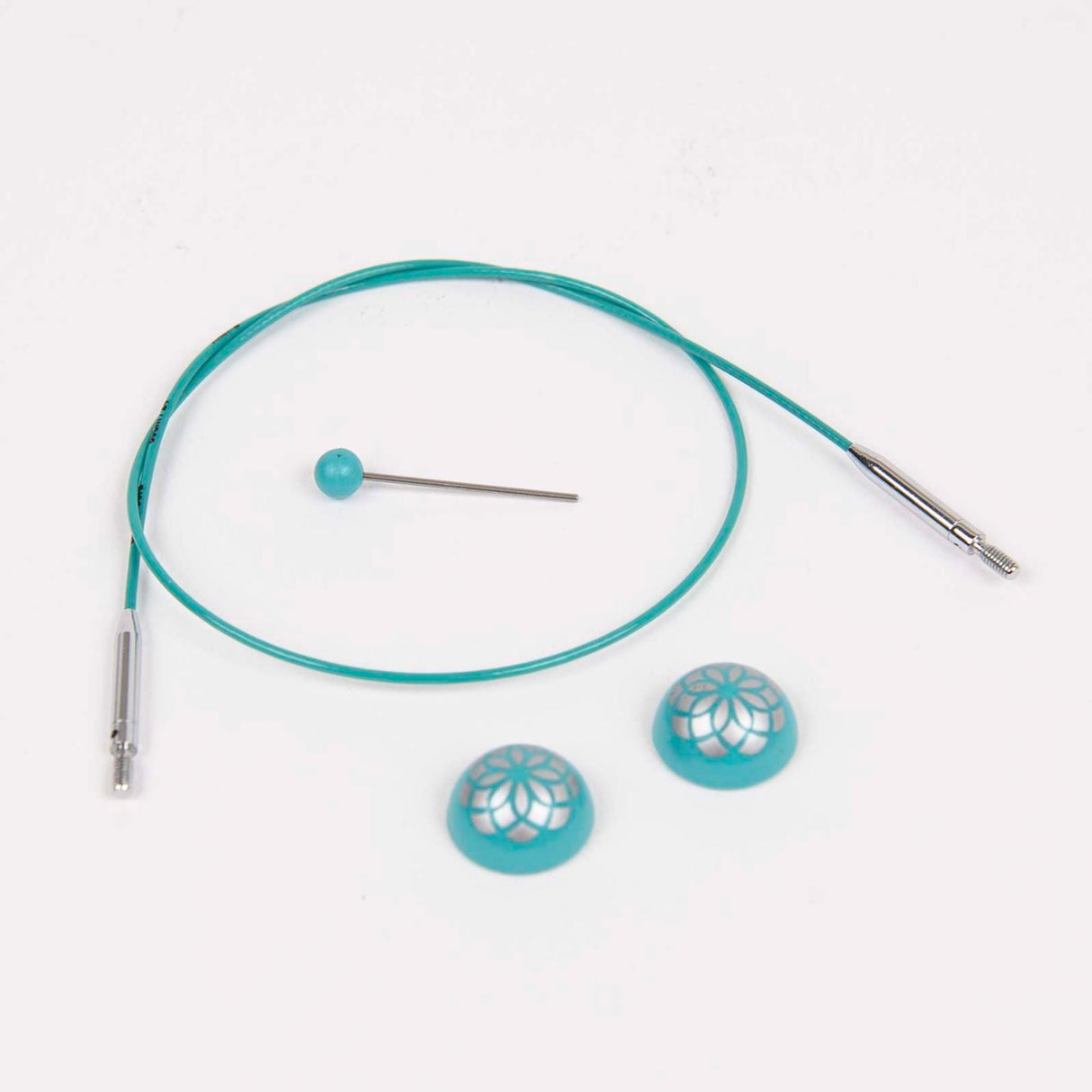 KnitPro SWIVEL żyłka wymienna obrotowa Swivel , niebieska