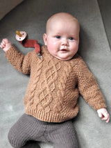 Swirl Sweater Baby Opskrift