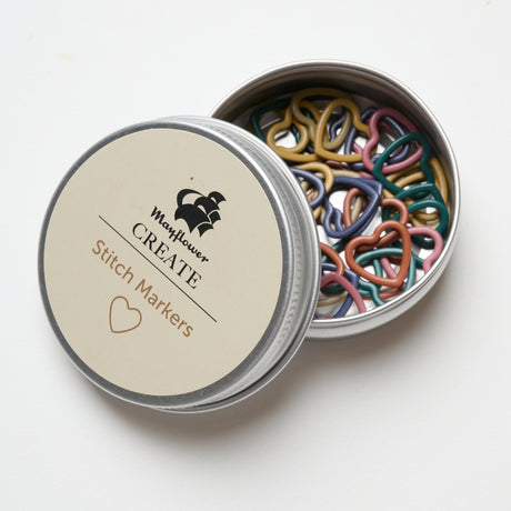 Mayflower Create, znaczniki oczek w kształce serduszek 42 szt. - Mix 2