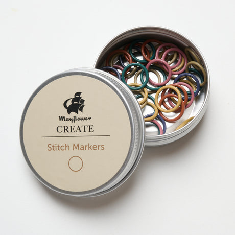 Mayflower Create, okrągłe znaczniki oczek 42 szt. - Mix 2