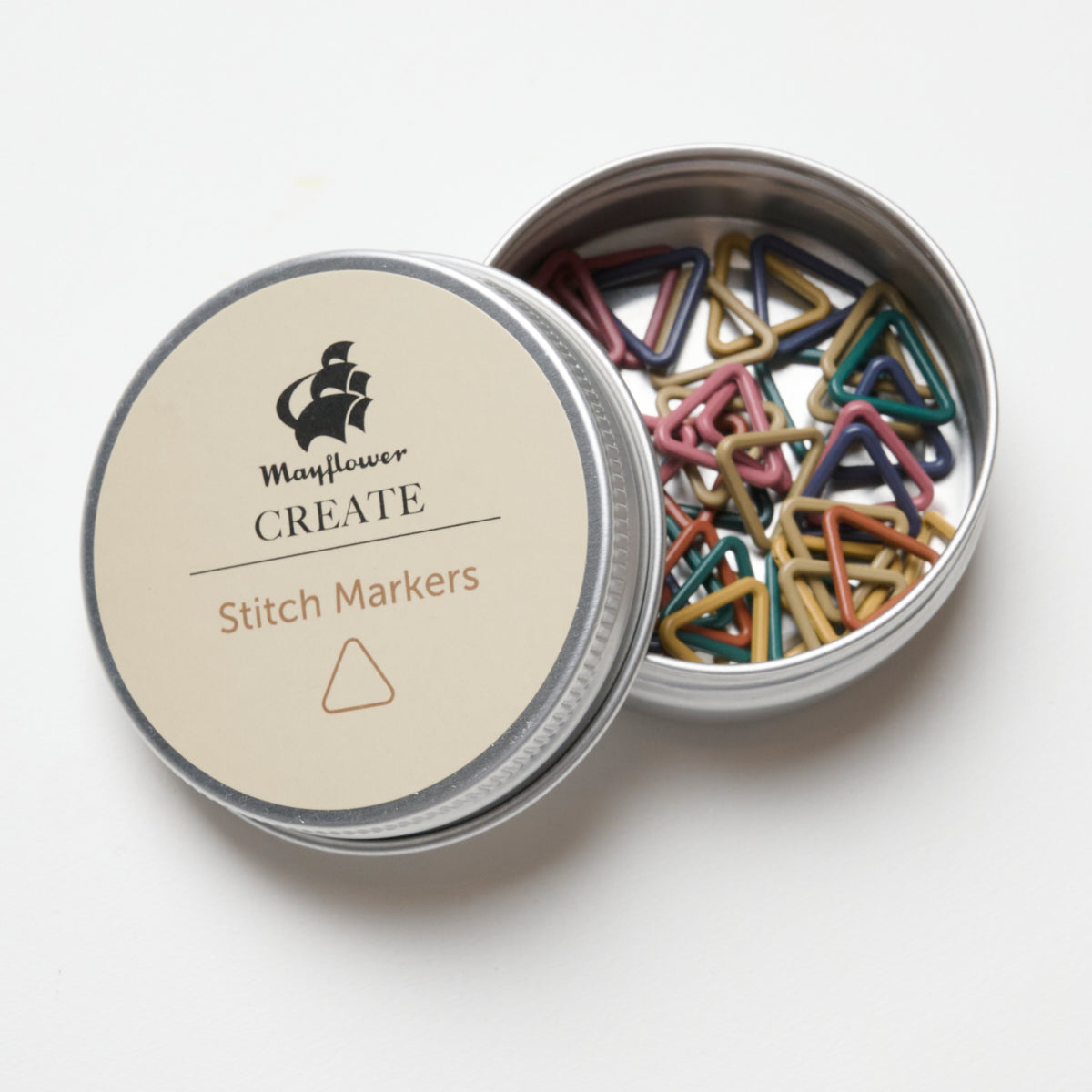 Mayflower Create,  znaczniki oczek  trójkątne 42 szt. - Mix 2