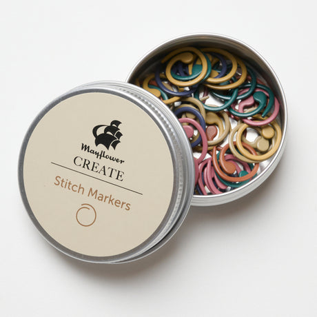 Mayflower Create, znaczniki do oczek w kształcie spirali 42 szt - Mix 2