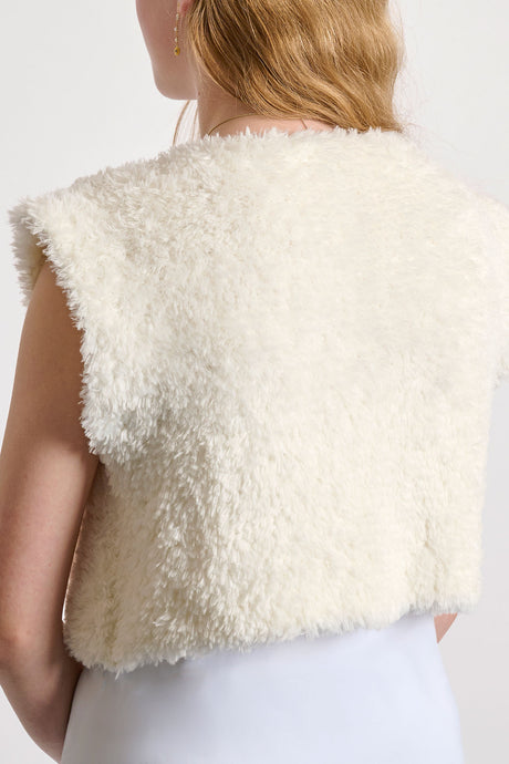 Kamizelka - sztuczne futerko