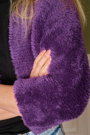 Jakke i Fake Fur Opskrift