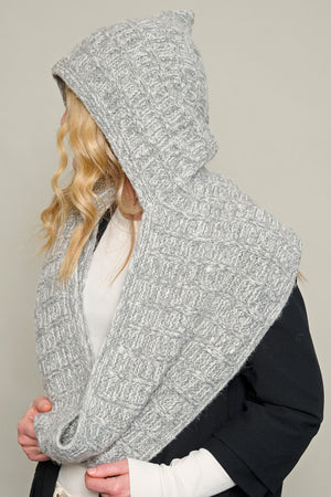 Halstørklæde med hætte - Santiago Light Style Opskrift